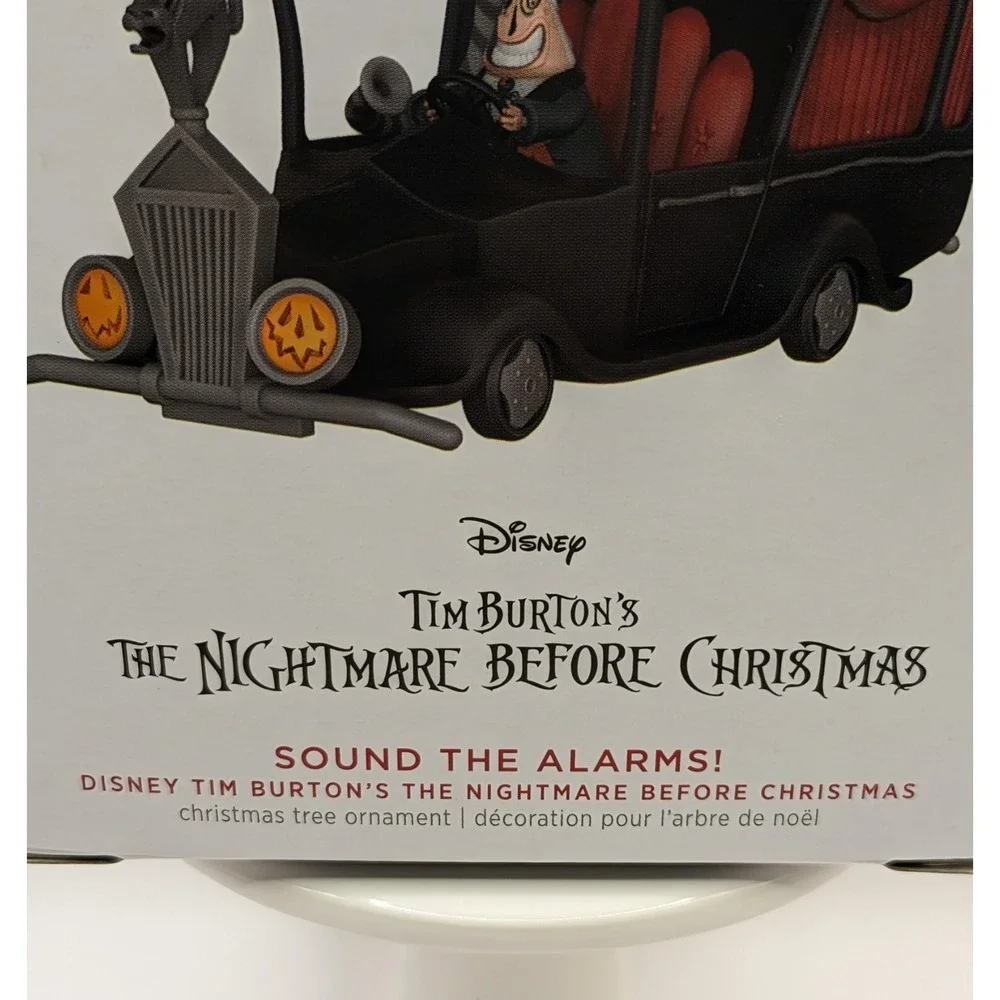 Hallmark Nightmare Before Christmas‎ Sound The Alarms Car- Magic Sound NEW